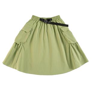 亲子装女童夏装半身裙薄款透气2026年新款洋气韩版儿童夏季裙子潮