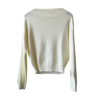 韩系气质一字领露肩羊毛针织衫女款高级感打底衫炸街独特漂亮上衣