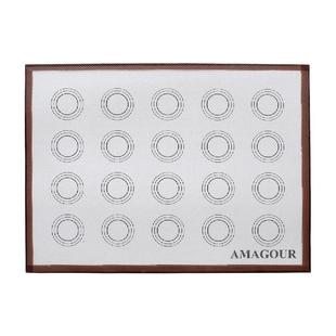 AMAGOUR 带透气孔硅胶烤垫烤箱垫专用饼干平整垫耐高温不沾垫烘培