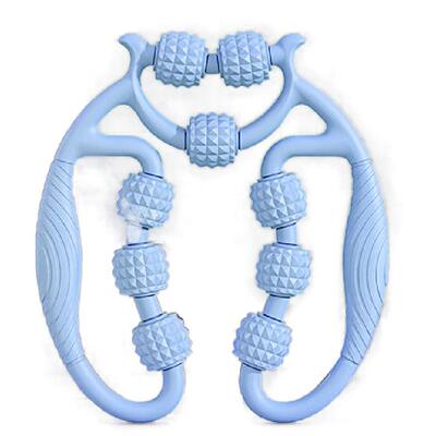 腿部按摩器环形夹腿滚轮瘦腿神器