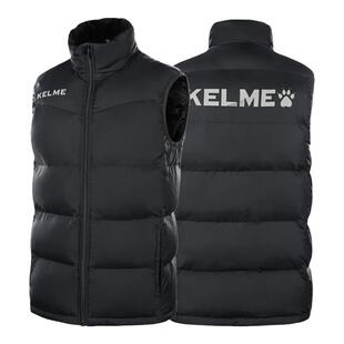 kelme卡尔美棉马甲跑步体育生冬季冬训足球非羽绒外套运动坎肩