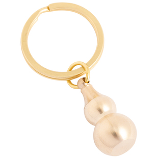 创意黄铜空心葫芦密封罐急救心丸罐户外随身便携小药瓶钥匙扣挂件