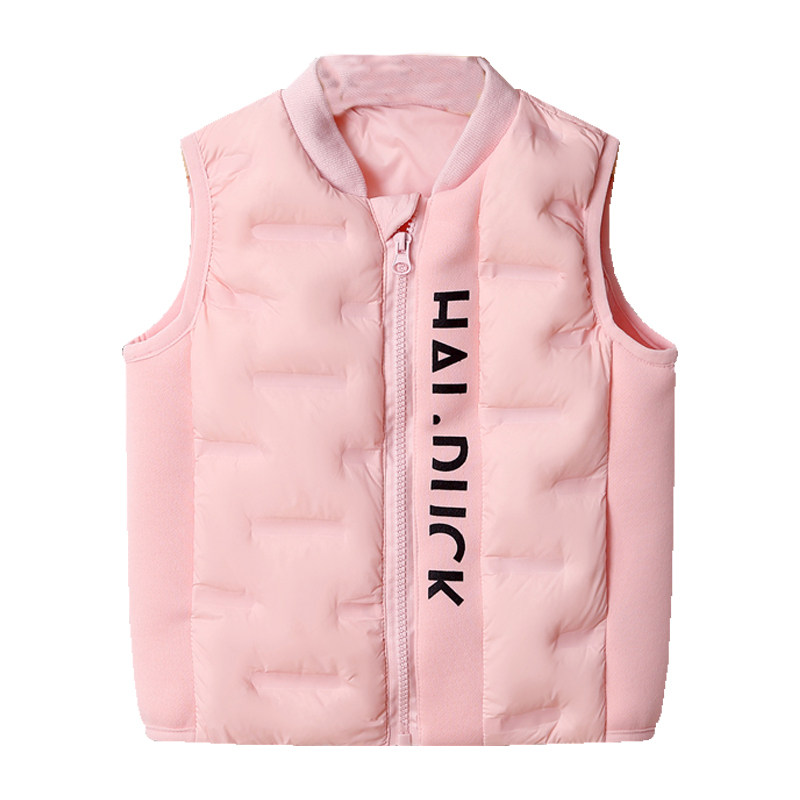 小黄鸭儿童轻薄款羽绒服马甲背心内外穿男女童秋冬季保暖内胆坎肩