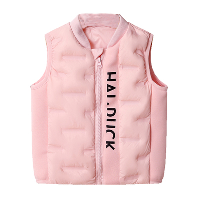 小黄鸭儿童轻薄羽绒服马甲背心