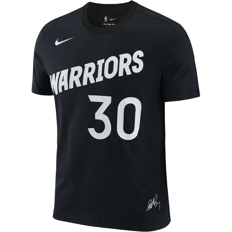 Nike/耐克正品金州勇士队男士柔软舒适运动短袖DM0407-010