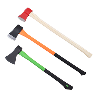 伐木斧头全钢劈柴大号消防斧户外开山斧子家用锻打木工斧头