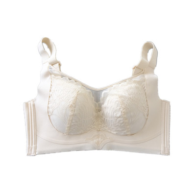 全罩杯无钢圈大胸显小调整型文胸