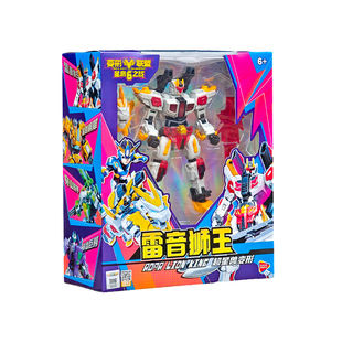 变形联盟6星启之战金刚六合体机甲战神超星普尔达儿童玩具男孩