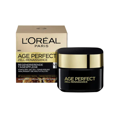 L＇oreal/欧莱雅黑松露黑金紧致抗皱面霜补水保湿淡纹日霜晚霜