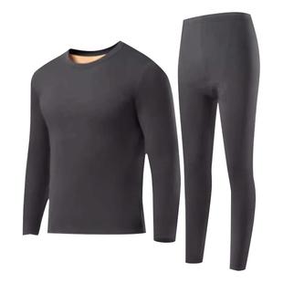 保暖内衣男士加绒加厚新款中老年人爸爸冬季防寒男款秋衣秋裤套装