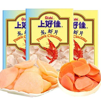 年货零食自己炸的龙虾片上好佳