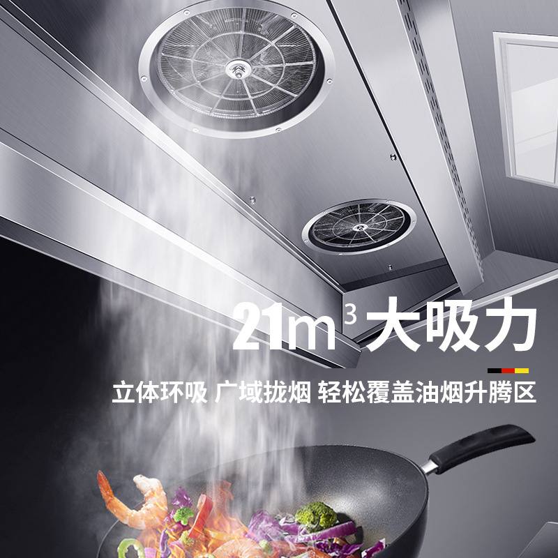 伊德欣油烟净化一体机商用饭店厨房烟罩餐饮低空排放净化器油烟机