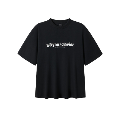 韦恩泽维尔短袖休闲大码印花T恤