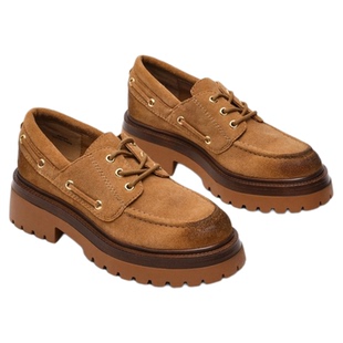 [25秋冬新款]厚底Steve Madden思美登DETROIT绒面船鞋航海鞋乐福