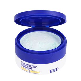 EHD洁牙粉美白去黄洗白清洁牙垢去牙渍黄牙薄荷香型洗白烟渍亮白