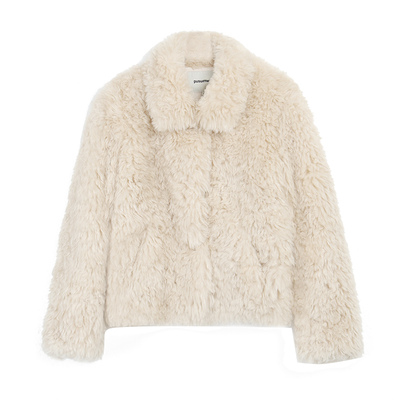 富家千金毛毛外套保暖短款上衣