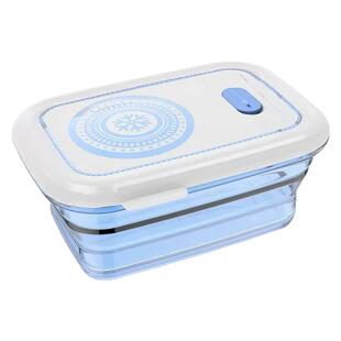 Partita硅胶饭盒餐盒可微波折叠碗便携便当盒微波炉加热专用餐盒