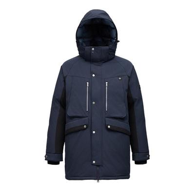 君羽700蓬白鹅绒羽绒服男中长款