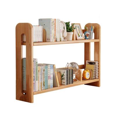 橡胶木桌面书架可伸缩！真实木