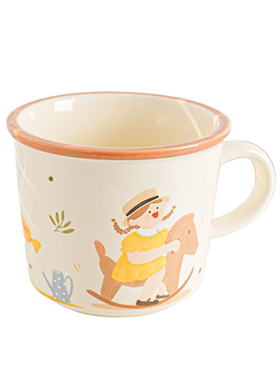 一家三口陶瓷马克杯家庭咖啡杯