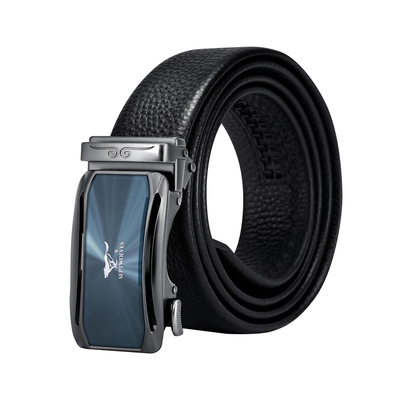 男士头层牛皮自动扣爱心礼盒皮带