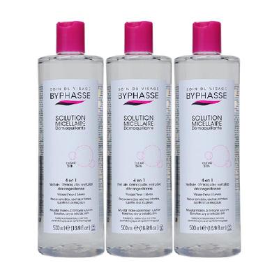 BYPHASSE清爽温和卸妆水3瓶