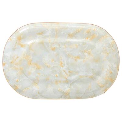 家用大号金边12英寸全鱼盘