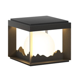 柱头灯太阳能门庭柱子灯户外庭院大门门柱灯防水别墅接电围墙灯