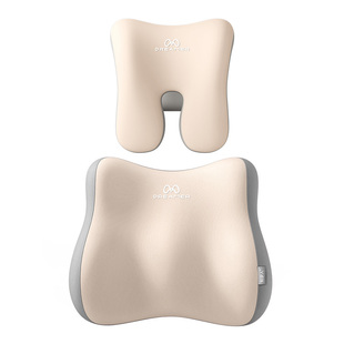 知梦人护腰腰垫办公室座椅加装头枕护颈靠枕工位靠背椅子腰靠腰托