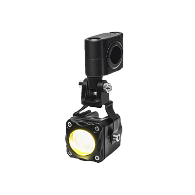 适用于豪爵UFD125/AFR125改装大灯LED射灯远近光透镜铺路大灯爆闪