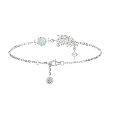 AWNL霖奈彩虹桥天然宝石手链