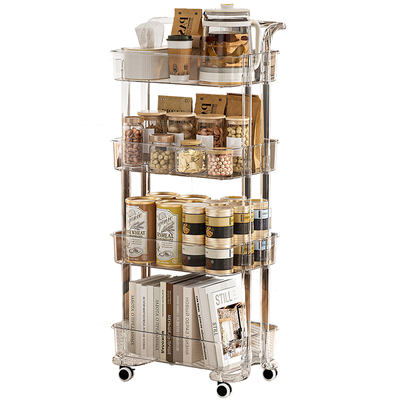 【高颜值】零食置物架多功能推车