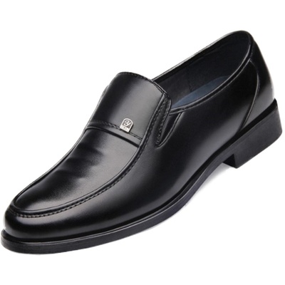 大码鞋无鞋带黑色百搭套脚款