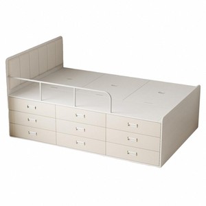 小户型榻榻米高箱床1.2米单人储物抽屉床收纳带护栏省空间半高床