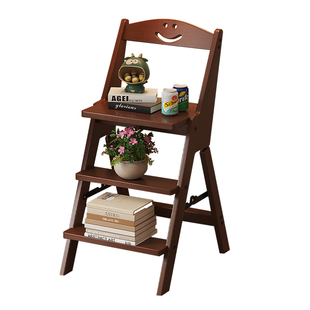 家用折叠梯凳加厚加粗爬梯人字梯小型轻便凳子两用梯子厨房吧台椅