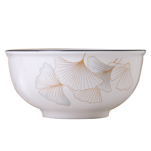 北欧风2-6个装陶瓷面碗拉面碗 家用2025新款创意大号汤面碗泡面碗