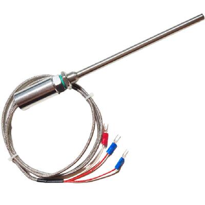 Pt100温度传感器铂热电阻WZP-187防水温度探头 K/E型热电偶感温棒