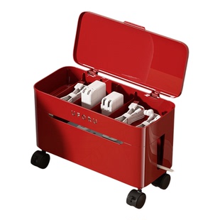 电线收纳盒桌面整理盒插排插座插线板电源线数据线充电器遮挡神器