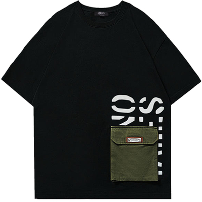 特大400斤肥佬加肥加大口袋短袖