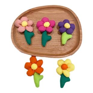 布艺小花朵胸针可爱花卉儿童少女衣服包包装饰书包伴手礼别针配件