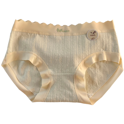 雅鹿纯棉抗菌透气全棉裆女士内裤