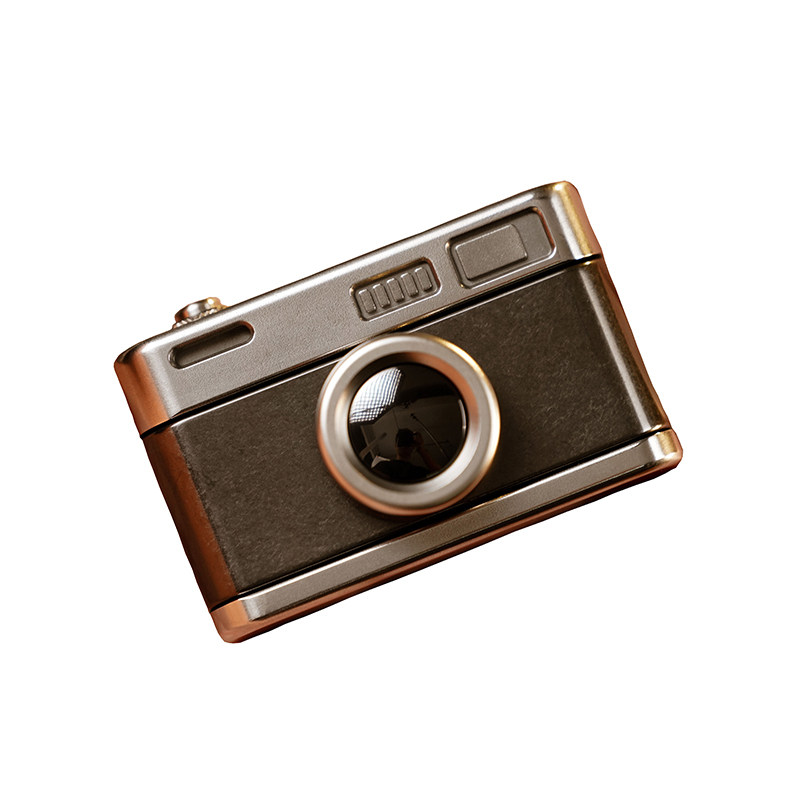 玩吾乐志EDC Camera-Mech相机机械推牌 按钮指尖金属玩具解压神器