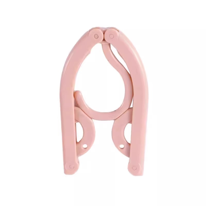 折叠衣架便携式旅游旅行晾衣服家用学生宿舍用可夹子架子挂衣神器