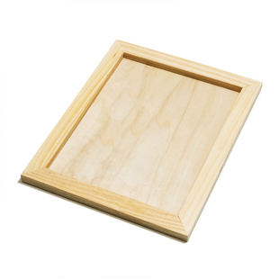 非遗纸浆泥木框画框正方形颜料填充画工具七本针镊子手工diy老师