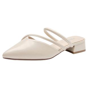 大东尖头包头凉鞋女款2026新款夏季法式气质凉拖低跟拖鞋女夏外穿