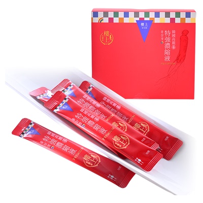 中国香港楼上 韩国高丽参特强浓缩液 滋补(10克x30包)300g(直邮)