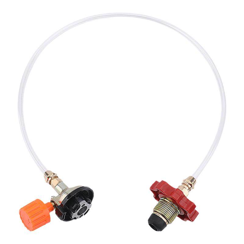 卡式炉气罐充气转接头家用液化气充卡式气罐长扁气罐充气阀煤气瓶