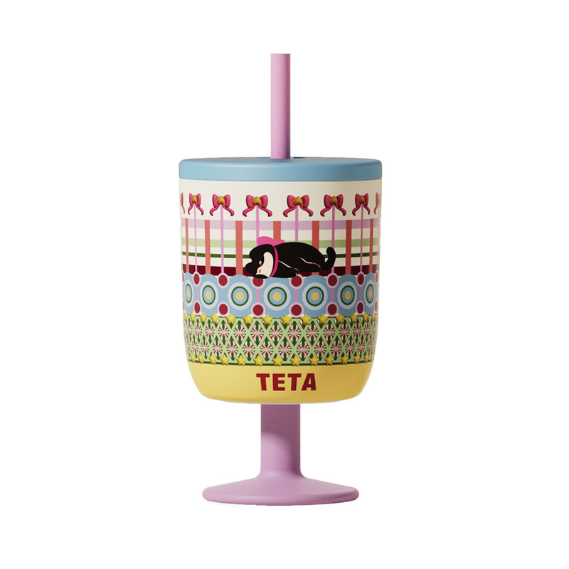 TETA吸管高脚杯·创意礼物保温杯