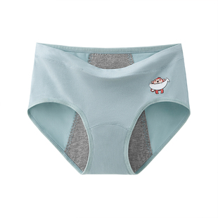 少女生理期内裤前后防漏月经期专用女童大童中腰学生大姨妈卫生裤