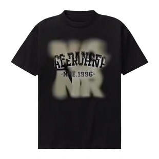 夏季纯棉美式高街短袖t恤套装男士男装一套搭配潮流宽松休闲穿搭